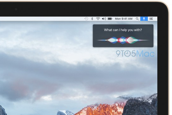 دستیار دیجیتالی Siri اپل روی رایانه‌های مک