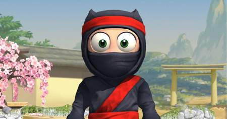 دانلود بازی نینجای دست و پا چلفتی اندروید - Clumsy Ninja 1.22.1 +دیتا