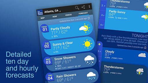 دانلود دقیق ترین پیش بینی هوا در اندروید! - The Weather Channel 6.7.0