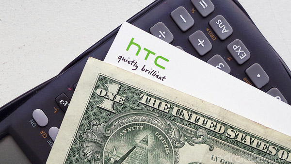 درآمد امسال HTC نصف شد