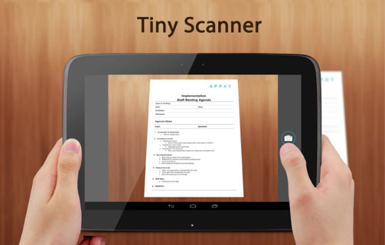 معرفی اپ Tiny Scanner؛ اسکن کننده مدارک در قالب فایل های پی دی اف