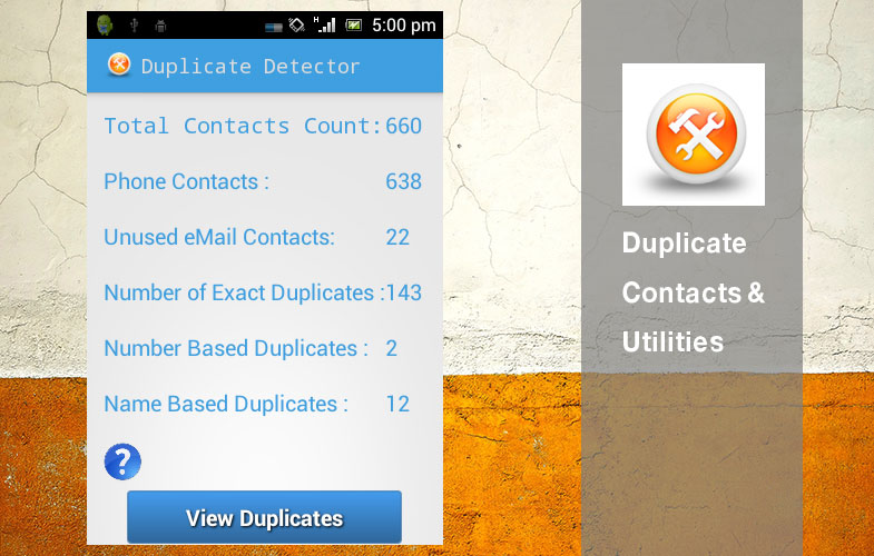 حذف یکجای مخاطبین تکراری با Duplicate Contacts & Utilities