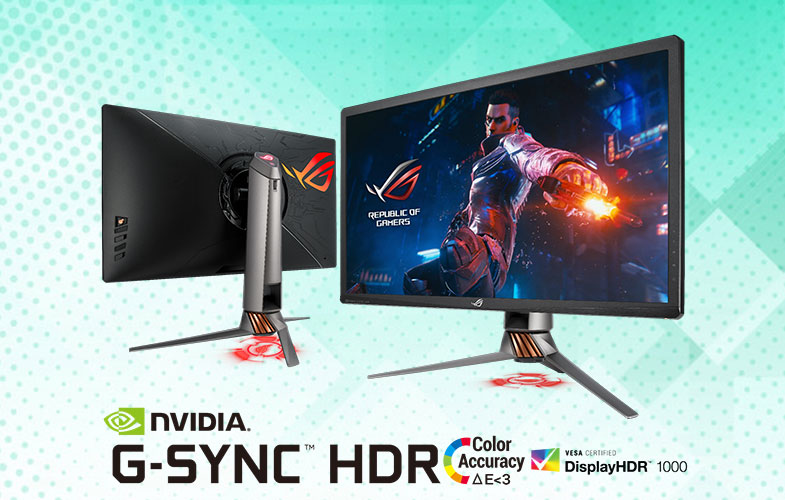 ROG SWIFT PG27UQ ایسوس نخستین نمایشگر گیمینگ جهان با استاندارد DisplayHDR 1000