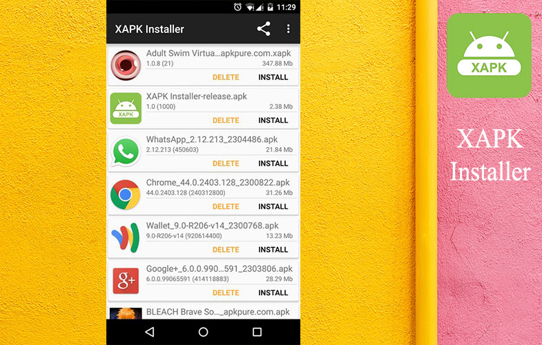 نصب بازی های دیتادار با فرمت Xapk توسط XAPK Installer