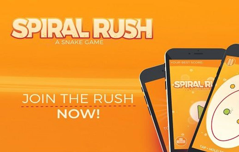 معرفی و دانلود بازی آرکید Spiral Rush: a Snake Game