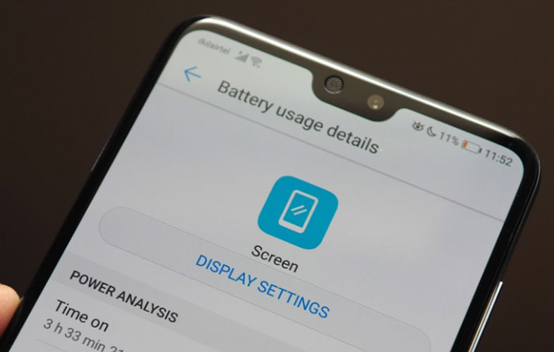 عمر بهینه باتری گوشی‌های هوآوی با مدیریت هوشمند نمایشگر