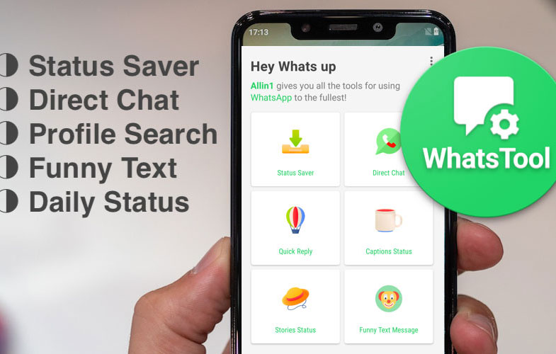 دانلود WhatsTools مجموعه ابزار کاربردی مسنجر واتس آپ اندروید!