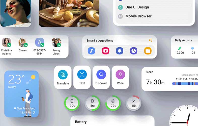 بررسی رابط کاربری جدید One UI 5 سامسونگ