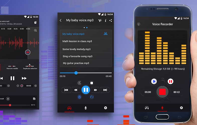 دانلود برنامه ضبط صدا ساده اما پیشرفته برای اندروید!