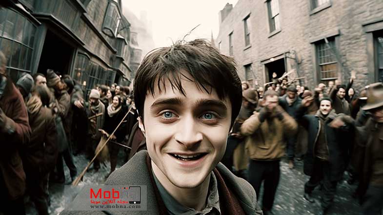 سلفی هوشمندانه بازیگران از صحنه فیلمبرداری