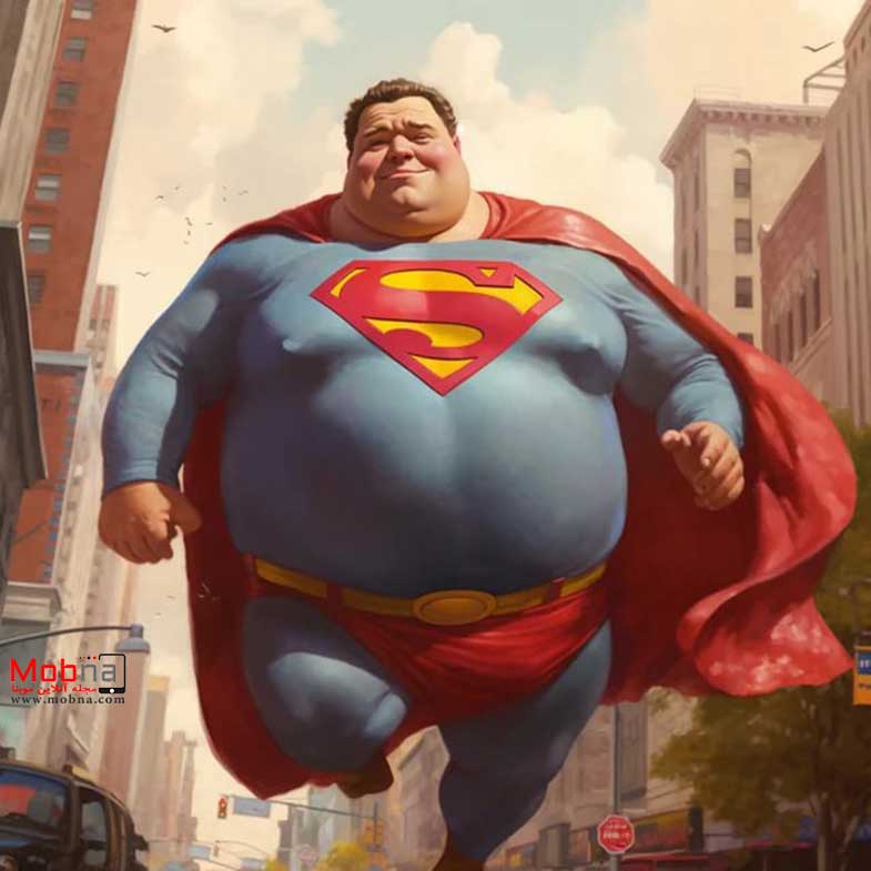 ابر قهرمانان با اضافه وزن شدید!