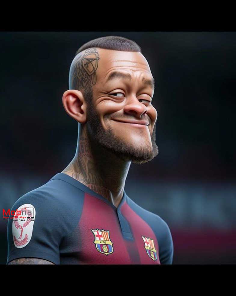 چهره کارتونی بازیکنان فوتبال به کمک هوش مصنوعی!