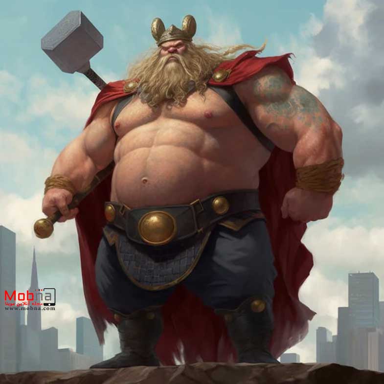 ابر قهرمانان با اضافه وزن شدید!