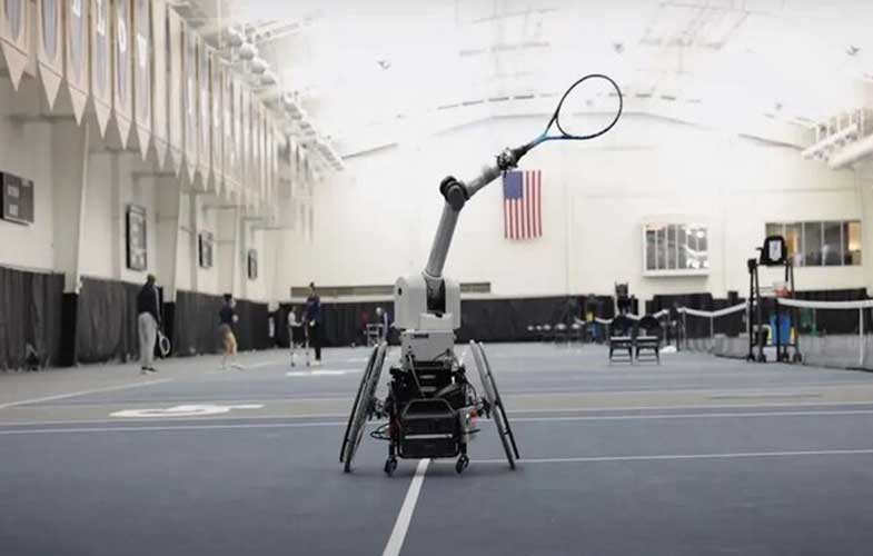 رونمایی از ربات تنیسور آمریکایی