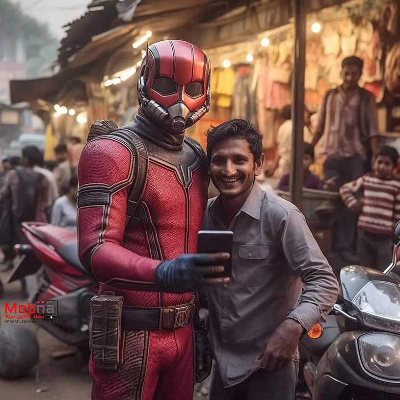 قهرمانان مارول در بازار بمبئ