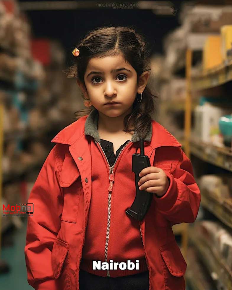 شبیهسازی کودکی بازیگران سریال «خانه کاغذی»