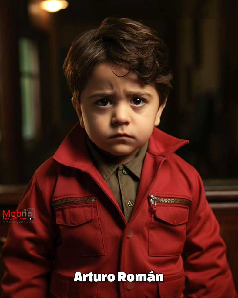 شبیهسازی کودکی بازیگران سریال «خانه کاغذی»