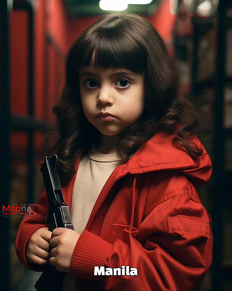 شبیهسازی کودکی بازیگران سریال «خانه کاغذی»