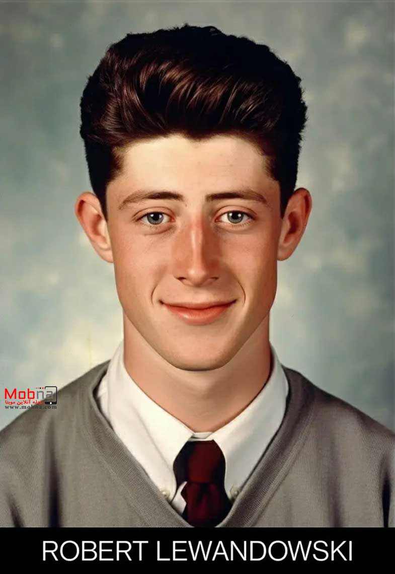 آلبوم مدرسه ستاره های فوتبال؛ از مسی مثبت تا رونالدو عینکی با گوشواره!