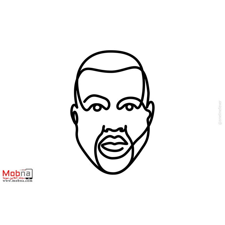 پرتره تک خطی سلبریتی‌ها!