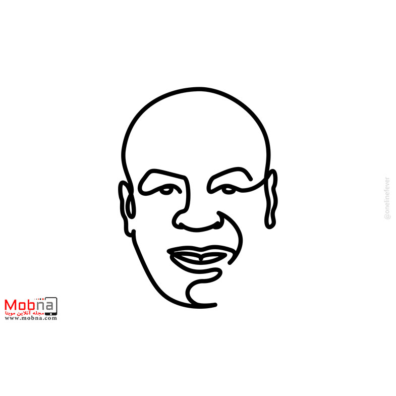 پرتره تک خطی سلبریتی‌ها!