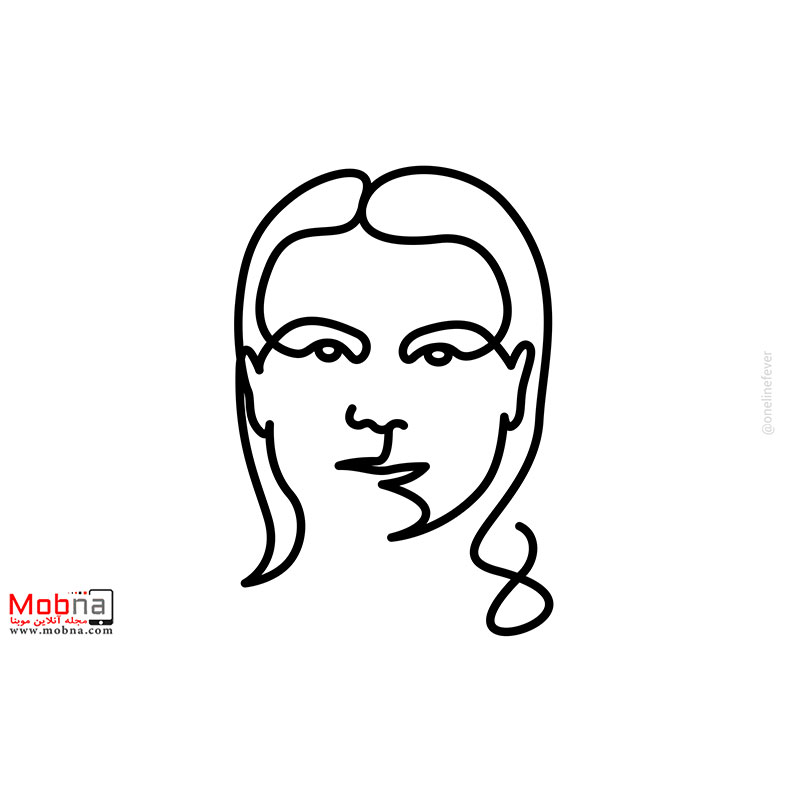 پرتره تک خطی سلبریتی‌ها!