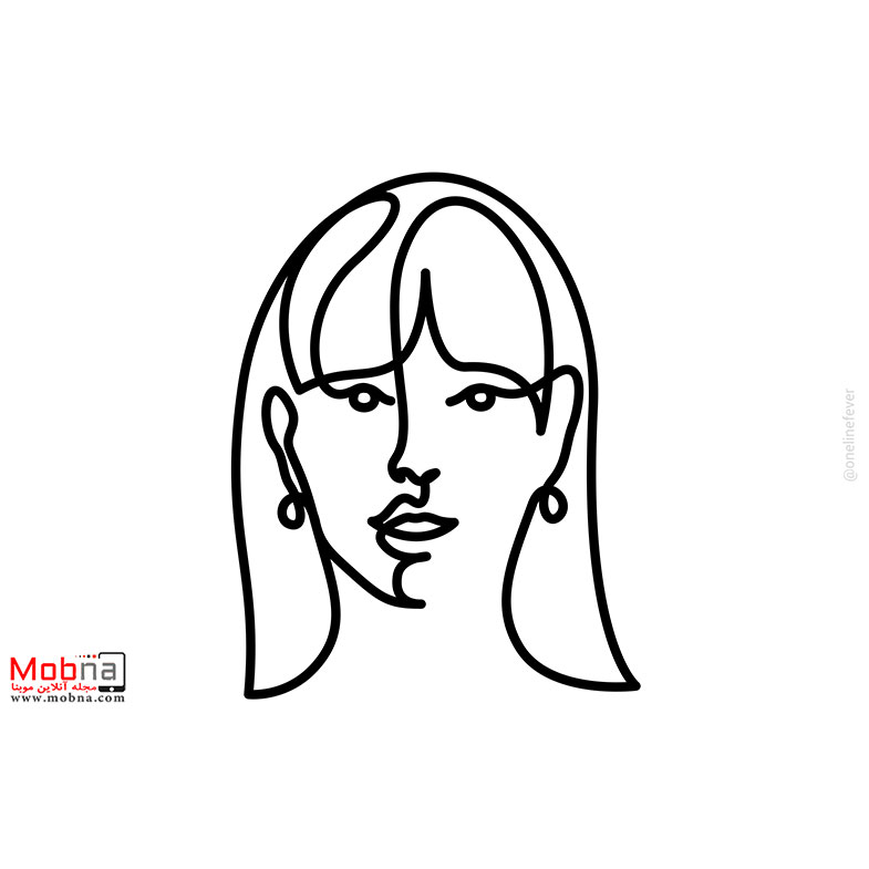 پرتره تک خطی سلبریتی‌ها!