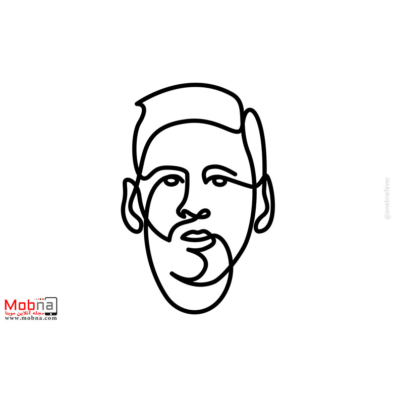 پرتره تک خطی سلبریتی‌ها!