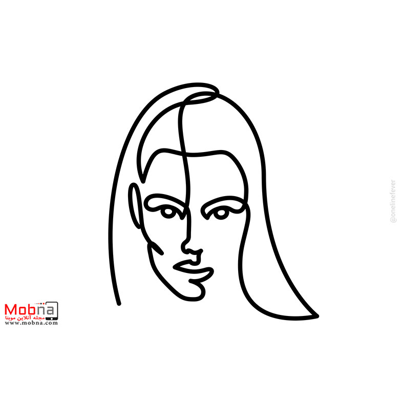 پرتره تک خطی سلبریتی‌ها!