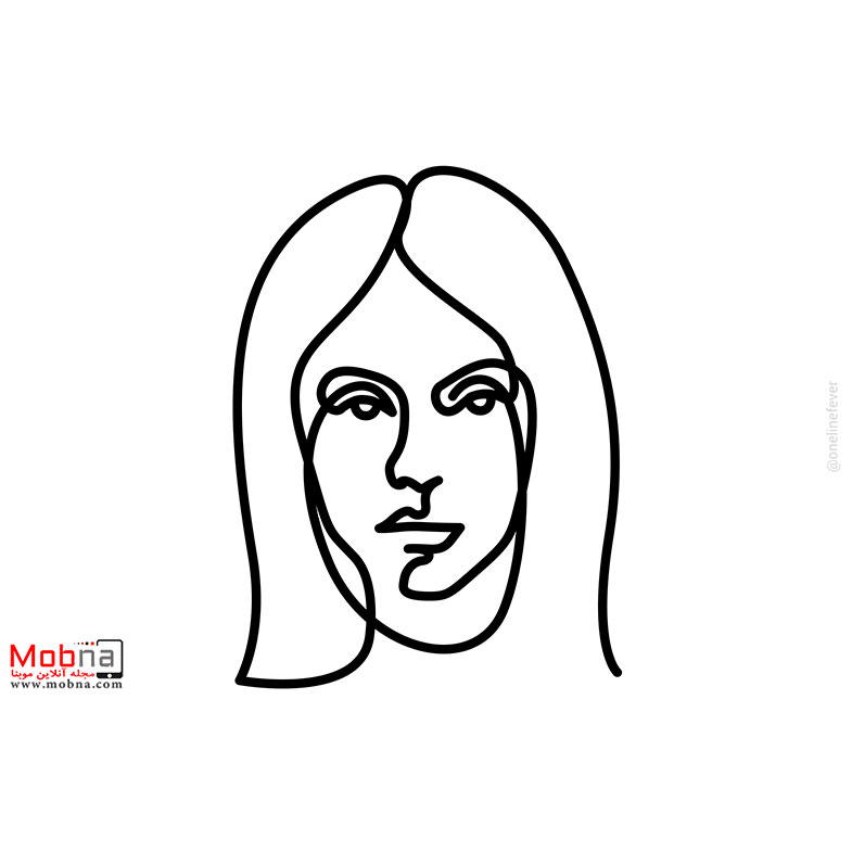 پرتره تک خطی سلبریتی‌ها!