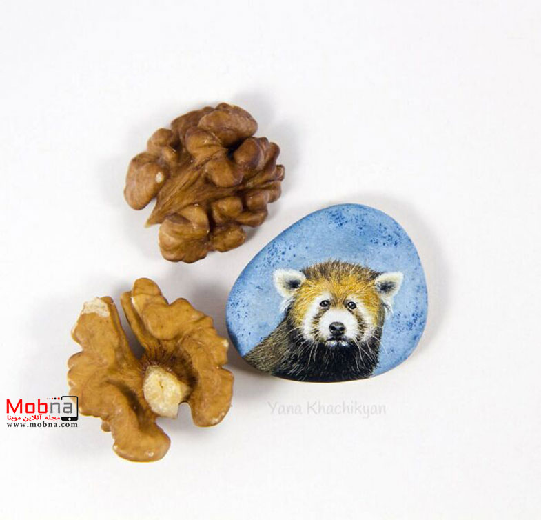 نقاشی‌های مینیاتوری دیدنی روی سنگ های کوچک!