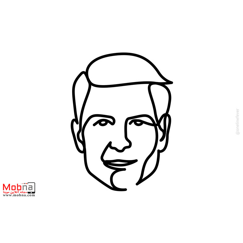 پرتره تک خطی سلبریتی‌ها!