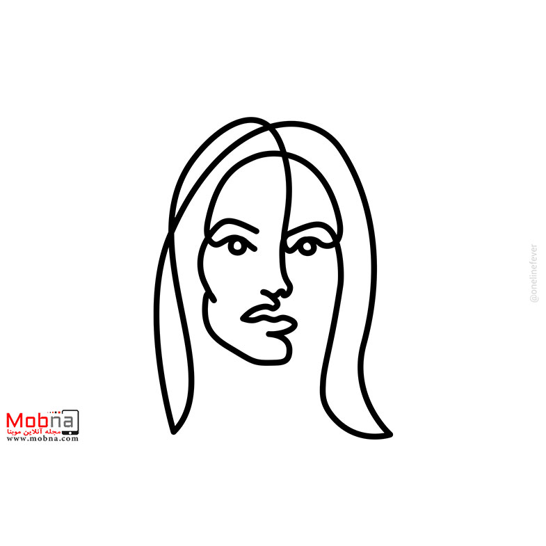 پرتره تک خطی سلبریتی‌ها!