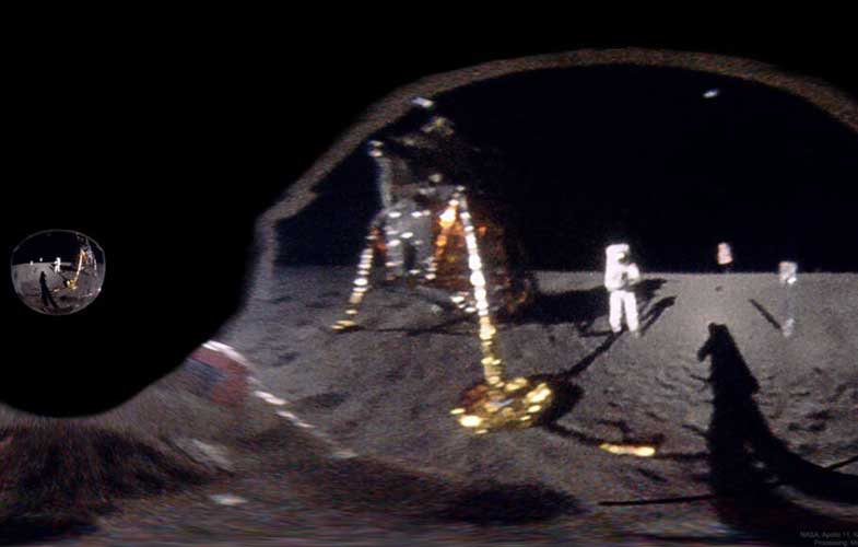 عکس سلفی عجیبی که نیم قرن پیش در فضا ثبت شد