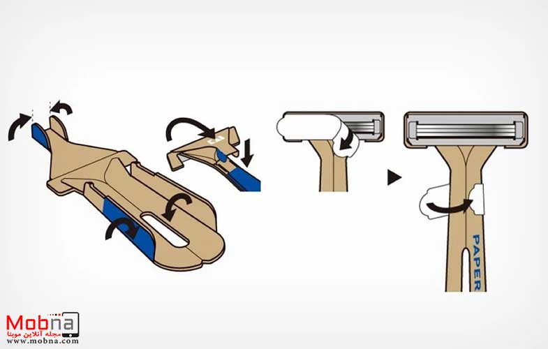 تیغ کاغذی جایگزینی برای تیغ پلاستیکی یکبار مصرف