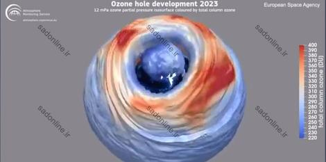 جدیدترین خبر از سوراخ لایه اوزون